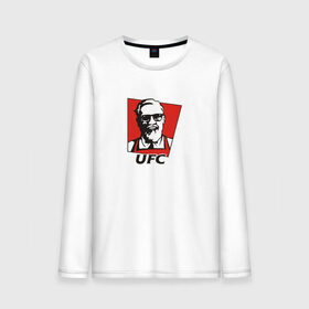 Мужской лонгслив хлопок с принтом UFC (Конор) в Екатеринбурге, 100% хлопок |  | kfc | ufc | боец | конор макгрегор