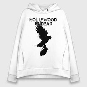 Женское худи Oversize хлопок с принтом Hollywood Undead в Екатеринбурге, френч-терри — 70% хлопок, 30% полиэстер. Мягкий теплый начес внутри —100% хлопок | боковые карманы, эластичные манжеты и нижняя кромка, капюшон на магнитной кнопке | charlie scene | danny | funny man | hollywood undead | hu | j dog | johnny 3 tears | андед | голивуд | голливудская | группа | гу | нежить | реп | рок | рэп | рэпкор | ундед | ундэ