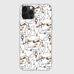 Чехол для iPhone 12 Pro Max с принтом Злой гусь в Екатеринбурге, Силикон |  | goose | honk | untitled goose game | гусь | гусь игра | злой гусь | игра про гуся | кря | отвратительный гусь