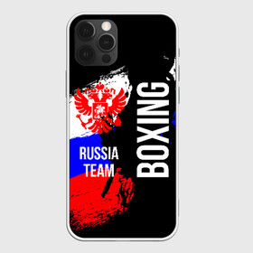 Чехол для iPhone 12 Pro с принтом Boxing Russia Team в Екатеринбурге, силикон | область печати: задняя сторона чехла, без боковых панелей | boxer | boxing | russia team | бокс | боксер | сборная россии | тайский бокс