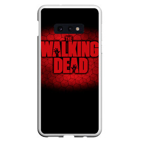 Чехол для Samsung S10E с принтом The Walking Dead в Екатеринбурге, Силикон | Область печати: задняя сторона чехла, без боковых панелей | amc | carol | daryl | dixon | michonne | negan | reaction | rick | season 10 | twd | zombies | диксон | дэрил | зомби | мертвецы | мишонн | неган | реакция | рик | ходячие