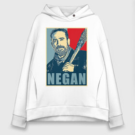 Женское худи Oversize хлопок с принтом Negan Hope в Екатеринбурге, френч-терри — 70% хлопок, 30% полиэстер. Мягкий теплый начес внутри —100% хлопок | боковые карманы, эластичные манжеты и нижняя кромка, капюшон на магнитной кнопке | dead | death | lucille | negan | rick | the walking dead | zombie | граймс | дерил | дэрил | зомби | люсиль | мертвецы | мишон | ниган | рик | спасители | ходячие | шепчущиеся