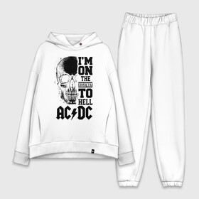 Женский костюм хлопок Oversize с принтом AC DC в Екатеринбурге,  |  | ac dc | acdc | acdc ас дс | австралийская | ангус янг | асдс | блюз | группа | крис слэйд | метал | молния | музыка | певцы | рок | рок н ролл | стиви янг | хард | хардрок | эксл роуз