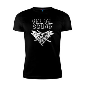 Мужская футболка премиум с принтом VELIAL SQUAD в Екатеринбурге, 92% хлопок, 8% лайкра | приталенный силуэт, круглый вырез ворота, длина до линии бедра, короткий рукав | velial squad | велиал сквад