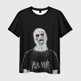 Мужская футболка 3D с принтом Velial Squad в Екатеринбурге, 100% полиэфир | прямой крой, круглый вырез горловины, длина до линии бедер | Тематика изображения на принте: horror | music | rap | redvelsqd | rock | музыка | рок | рэп | хоррор