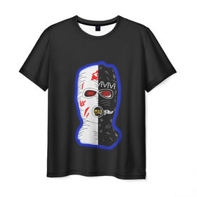 Мужская футболка 3D с принтом Velial Squad в Екатеринбурге, 100% полиэфир | прямой крой, круглый вырез горловины, длина до линии бедер | horror | music | rap | redvelsqd | rock | музыка | рок | рэп | хоррор
