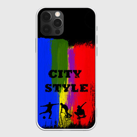 Чехол для iPhone 12 Pro Max с принтом City style в Екатеринбурге, Силикон |  | city | style | велик | велосипед | велосипедист | графити | граффити | краска | краски. мазки краски | мазки | скуйтборд | спорт | футбол | цветное