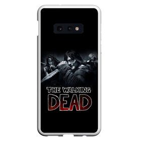 Чехол для Samsung S10E с принтом TWD в Екатеринбурге, Силикон | Область печати: задняя сторона чехла, без боковых панелей | 10 сезон | amc | deryl dixon | fox | the walking dead | walking dead | дерил диксон | сериал | ходячие | ходячие мертвецы