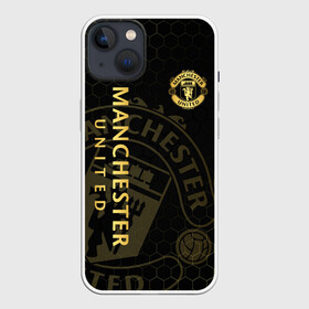 Чехол для iPhone 13 с принтом Манчестер Юнайтед в Екатеринбурге,  |  | manchester | manchester united | mufc | red devils | красные дьяволы | манчестер | манчестер юнайтед | фанатская | футбольная | футбольный клуб | юнайтед