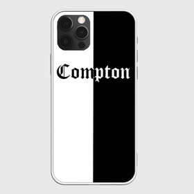 Чехол для iPhone 12 Pro с принтом COMPTON в Екатеринбурге, силикон | область печати: задняя сторона чехла, без боковых панелей | Тематика изображения на принте: compton | dj yella | dr. dre | eazy e | ice cube | mc ren | n.w.a | nwa | straight outta compton | west side | западная сторона | комптон