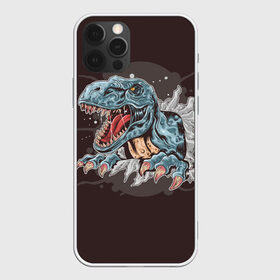 Чехол для iPhone 12 Pro Max с принтом T-Rex в Екатеринбурге, Силикон |  | Тематика изображения на принте: art | dino | dinos | dinosaur | raptor | style | trex | velociraptor | арт | динозавр | мир юрского периода | ти рекс | ящер
