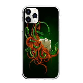 Чехол для iPhone 11 Pro Max матовый с принтом Медуза в Екатеринбурге, Силикон |  | art | medusa | глаза | горгона | девушка | змеи | медуза