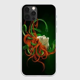 Чехол для iPhone 12 Pro Max с принтом Медуза в Екатеринбурге, Силикон |  | Тематика изображения на принте: art | medusa | глаза | горгона | девушка | змеи | медуза
