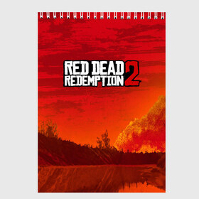 Скетчбук с принтом RED DEAD REDEMPTION 2 в Екатеринбурге, 100% бумага
 | 48 листов, плотность листов — 100 г/м2, плотность картонной обложки — 250 г/м2. Листы скреплены сверху удобной пружинной спиралью | arthur morgan | cowboy | online | red dead online | red dead redemption 2 | rockstar games | wild west | артур морган | бандит | вестерн | винтовка | дикий запад | ковбой | рокстар