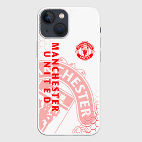 Чехол для iPhone 13 mini с принтом МАНЧЕСТЕР ЮНАЙТЕД | FCMU | MANCHESTER UNITED в Екатеринбурге,  |  | fc | fcmu | football | football club | manchester united | red devils | sport | красные дьяволы | манчестер юнайтед | спорт | фк | фкмю | футбол | футбольный клуб