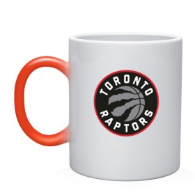 Кружка хамелеон с принтом Toronto Raptors Logo в Екатеринбурге, керамика | меняет цвет при нагревании, емкость 330 мл | nba | raptors | toronto | toronto raptors | баскетбол | нба | рапторс | рэпторс | спорт | торонто | торонто рапторс | торонто рэпторс