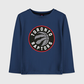 Детский лонгслив хлопок с принтом Toronto Raptors Logo в Екатеринбурге, 100% хлопок | круглый вырез горловины, полуприлегающий силуэт, длина до линии бедер | Тематика изображения на принте: nba | raptors | toronto | toronto raptors | баскетбол | нба | рапторс | рэпторс | спорт | торонто | торонто рапторс | торонто рэпторс