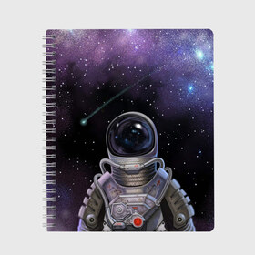 Тетрадь с принтом ИЛОН МАСК в Екатеринбурге, 100% бумага | 48 листов, плотность листов — 60 г/м2, плотность картонной обложки — 250 г/м2. Листы скреплены сбоку удобной пружинной спиралью. Уголки страниц и обложки скругленные. Цвет линий — светло-серый
 | cosmos | elon musk | galaxy | mars | robot | rockets | space | space x | tesla | universe | андроид | галактика | илон маск | космос | марс | пришельцы | ракеты | робот | спейс икс | тесла