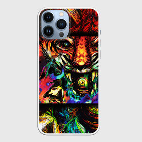 Чехол для iPhone 13 Pro Max с принтом HOTLINE MIAMI в Екатеринбурге,  |  | abstraction games | dennaton games | devolver digital | game | hotline miami | hotline miami 2: wrong number | retrowave | synthwave | мотель | мотель майами