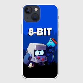 Чехол для iPhone 13 mini с принтом BRAWL STARS 8 BIT в Екатеринбурге,  |  | 8 bit | 8 бит. | 8bit | 8бит | android | brawl stars | colt | crow | games | leon | penny | poco | shelly | spike | wanted | брав | бравл старс | звезды | игры | мобильные игры | старс