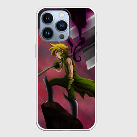 Чехол для iPhone 13 Pro с принтом Meliodas с большим топором в Екатеринбурге,  |  | deadly | dragon | meliodafu | meliodas | seven | sins | wrath | гнев | грехов | дракон | мелиодас | семь