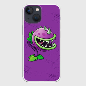 Чехол для iPhone 13 mini с принтом Plants vs. Zombies в Екатеринбурге,  |  | plants vs. zombies | зомби | игра | компьютерная игра | против | растения | растения против зомби