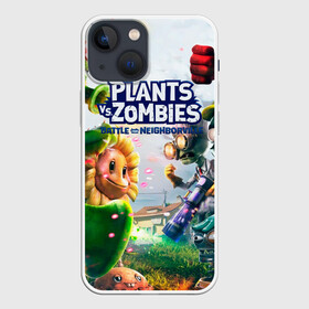 Чехол для iPhone 13 mini с принтом Plants vs Zombies. в Екатеринбурге,  |  | plants vs zombies | pvz | зомби | игра | растения | растения против зомби