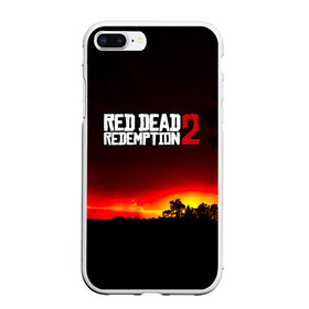 Чехол для iPhone 7Plus/8 Plus матовый с принтом RDR 2 в Екатеринбурге, Силикон | Область печати: задняя сторона чехла, без боковых панелей | arthur morgan | cowboy | online | red dead online | red dead redemption 2 | rockstar games | wild west | артур морган | бандит | вестерн | винтовка | дикий запад | ковбой | рокстар