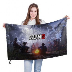 Флаг 3D с принтом RDR PC в Екатеринбурге, 100% полиэстер | плотность ткани — 95 г/м2, размер — 67 х 109 см. Принт наносится с одной стороны | arthur morgan | cowboy | online | red dead online | red dead redemption 2 | rockstar games | wild west | артур морган | бандит | вестерн | винтовка | дикий запад | ковбой | рокстар