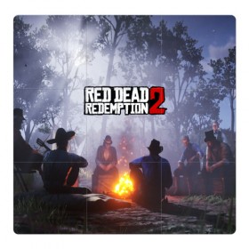 Магнитный плакат 3Х3 с принтом RDR PC в Екатеринбурге, Полимерный материал с магнитным слоем | 9 деталей размером 9*9 см | arthur morgan | cowboy | online | red dead online | red dead redemption 2 | rockstar games | wild west | артур морган | бандит | вестерн | винтовка | дикий запад | ковбой | рокстар