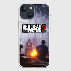 Чехол для iPhone 13 mini с принтом RDR PC в Екатеринбурге,  |  | arthur morgan | cowboy | online | red dead online | red dead redemption 2 | rockstar games | wild west | артур морган | бандит | вестерн | винтовка | дикий запад | ковбой | рокстар