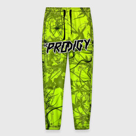 Мужские брюки 3D с принтом The Prodigy в Екатеринбурге, 100% полиэстер | манжеты по низу, эластичный пояс регулируется шнурком, по бокам два кармана без застежек, внутренняя часть кармана из мелкой сетки | the prodigy
