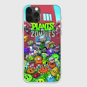 Чехол для iPhone 12 Pro Max с принтом PLANTS VS ZOMBIES в Екатеринбурге, Силикон |  | battle | plants | plants vs zombies | pvsz | vs | zombies | растения против зомби