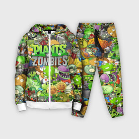 Детский костюм 3D с принтом PLANTS VS ZOMBIES в Екатеринбурге,  |  | Тематика изображения на принте: battle | plants | plants vs zombies | pvsz | vs | zombies | растения против зомби