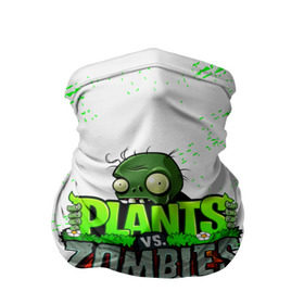 Бандана-труба 3D с принтом Plants vs. Zombies в Екатеринбурге, 100% полиэстер, ткань с особыми свойствами — Activecool | плотность 150‒180 г/м2; хорошо тянется, но сохраняет форму | plants vs. zombies | зомби | игра | компьютерная игра | против | растения | растения против зомби