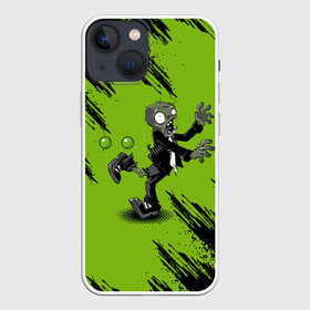 Чехол для iPhone 13 mini с принтом Plants vs. Zombies в Екатеринбурге,  |  | plants vs. zombies | зомби | игра | компьютерная игра | против | растения | растения против зомби