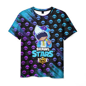 Мужская футболка 3D с принтом Brawl Stars LEON в Екатеринбурге, 100% полиэфир | прямой крой, круглый вырез горловины, длина до линии бедер | brawl | brawl stars | crow | leon | stars | бравл | бравл старс | браво старс | игра | компьютерная | кров | леон | онлайн | старс