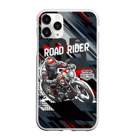 Чехол для iPhone 11 Pro Max матовый с принтом Road Rider Мотоциклист в Екатеринбурге, Силикон |  | Тематика изображения на принте: moto | motobike | road rider | гонка | гонщик | мото | мотоцикл | мотоциклист