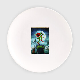 Тарелка с принтом Гринч Похититель Рождества в Екатеринбурге, фарфор | диаметр - 210 мм
диаметр для нанесения принта - 120 мм | grinch | новый год | рождество