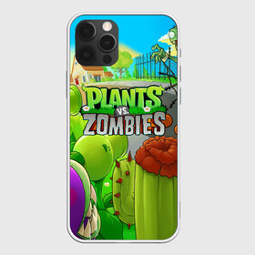 Чехол для iPhone 12 Pro Max с принтом PLANTS VS ZOMBIES в Екатеринбурге, Силикон |  | battle | plants | plants vs zombies | pvsz | vs | zombies | растения против зомби