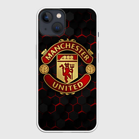 Чехол для iPhone 13 с принтом МАНЧЕСТЕР ЮНАЙТЕД в Екатеринбурге,  |  | manchester united | mufc | red devils | красные дьяволы | манчестер юнайтед | футбольный клуб