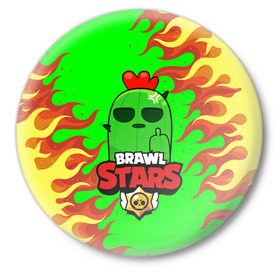 Значок с принтом Brawl Stars в Екатеринбурге,  металл | круглая форма, металлическая застежка в виде булавки | brawl | brawl stars | stars | бравл | бравл старс | браво старс | игра | компьютерная | онлайн | старс