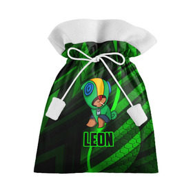 Подарочный 3D мешок с принтом BRAWL STARS LEON в Екатеринбурге, 100% полиэстер | Размер: 29*39 см | android | brawl stars | games | leon | mobile game | stars | игры | леон | мобильные игры