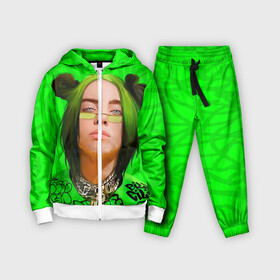 Детский костюм 3D с принтом BILLIE EILISH в Екатеринбурге,  |  | bad guy | billie | eilish | ocean eyes | айлиш | билли | девушка | певица | эйлиш