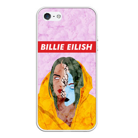 Чехол для iPhone 5/5S матовый с принтом BILLIE EILISH в Екатеринбурге, Силикон | Область печати: задняя сторона чехла, без боковых панелей | bad guy | billie | eilish | ocean eyes | айлиш | билли | девушка | певица | эйлиш