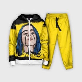 Детский костюм 3D с принтом BILLIE EILISH в Екатеринбурге,  |  | bad guy | billie | eilish | ocean eyes | айлиш | билли | девушка | певица | эйлиш