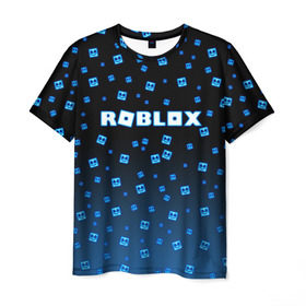 Мужская футболка 3D с принтом Roblox X Marshmello в Екатеринбурге, 100% полиэфир | прямой крой, круглый вырез горловины, длина до линии бедер | marshmello | roblox | roblox x marshmello | roblox скачать | игра роблокс | роблокс | роблокс играть | роблокс симулятор | скачать роблокс