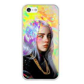 Чехол для iPhone 5/5S матовый с принтом BILLIE EILISH в Екатеринбурге, Силикон | Область печати: задняя сторона чехла, без боковых панелей | bad guy | billie | eilish | ocean eyes | айлиш | билли | девушка | певица | эйлиш