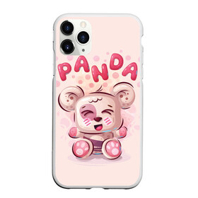 Чехол для iPhone 11 Pro Max матовый с принтом PANDA в Екатеринбурге, Силикон |  | bear | bright | funny | panda | веселый | забавный | мишка | панда | прикольный | смешной | яркий