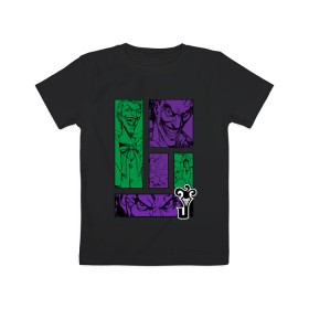 Детская футболка хлопок с принтом Joker emotions в Екатеринбурге, 100% хлопок | круглый вырез горловины, полуприлегающий силуэт, длина до линии бедер | Тематика изображения на принте: batman | dc | dc джокер | detective comics | harley | joker | the joker | бетмен | джокер | злодей | харли